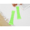 INSPIRE CHIC Women's Long Elastic Mesh Rhinestone Cosplay Net Half Finger Sleeves Gloves for Female Dance Party 1Pair - 4 of 4
