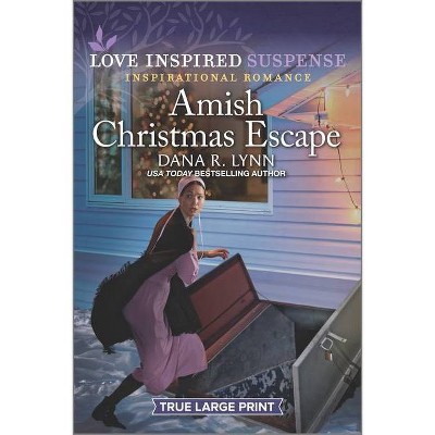 Amish Christmas Escape - (Amish Country Justice) Large Print by  Dana R Lynn (Paperback)