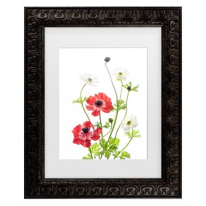 Trademark Fine Art - Ipuravida  Spring Anemone Family Matted Framed Art - 1 of 4