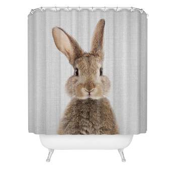 Deny Designs Gal Design Rabbit Shower Curtain