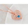 Anna-Kaci Zircon Crystal Rhinestone Jewelry Heart Pendant Necklace Perfect for Wife on Wedding Anniversary, Valentine's, or Mother's Day - 4 of 4