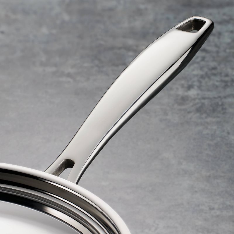 Tramontina Gourmet Tri-Ply Clad 1.5qt Sauce Pan with Lid Silver, 4 of 8