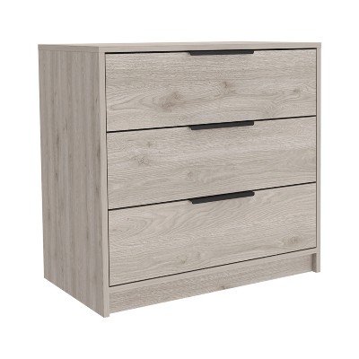 NicBex 3 Drawers Dresser for Bedroom,Modern Style Wooden Drawers with Black Handle,Dressers for Kids Room,Living Room,Entry and Hallway