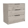 NicBex 3 Drawers Dresser Chests of Drawers with Superior Top Closet Organizers and Storage Tall Dresser for Bedroom, Living Room, Hallway - 4 of 4