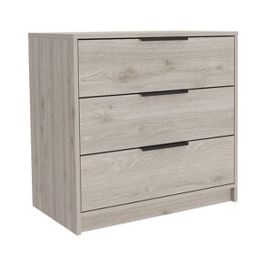 NicBex 3 Drawers Dresser for Bedroom,Modern Style Wooden Drawers with Black Handle,Dressers for Kids Room,Living Room,Entry and Hallway - 1 of 4