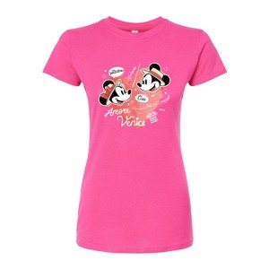 Women's - Disney - Mickey & Friends Fitted Graphic T-Shirt - 1 of 3