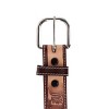CTM Boy's Leather Rodeo Tooled Western Belt - 2 of 3
