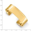 Black Bow Jewelry 19mm 14k Yellow Gold Polished Solid Cuff Bangle Bracelet - 4 of 4