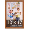 PosterPalooza | Slim Profile Brown Picture Frame - UV Acrylic, Foam Board Backing, Hanging Hardware - 2 of 4