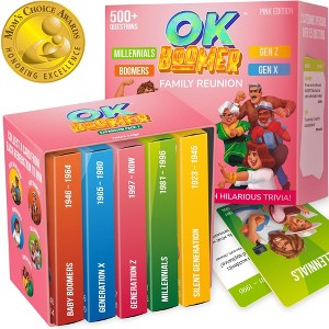 QUOKKA Millennials vs Boomers OK Boomer Board Game - Generation Trivia Card Game - 1 of 4