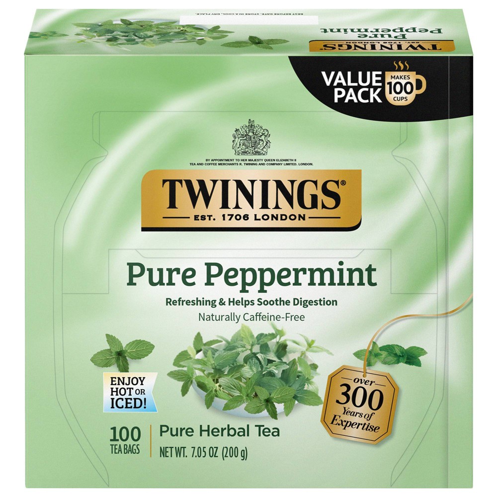 Twinings Pure Peppermint Tea - 100ct