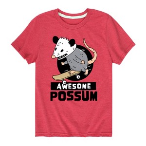Boys' - Instant Message - Awesome Possum Short Sleeve Graphic T-Shirt - 1 of 4
