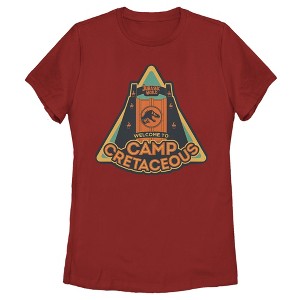 Women's Jurassic World: Camp Cretaceous Welcome Gate T-Shirt - 1 of 3