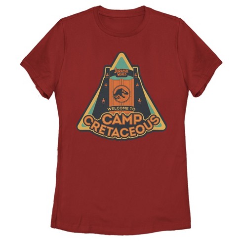 Women's Jurassic World: Camp Cretaceous Welcome Gate T-Shirt - image 1 of 3