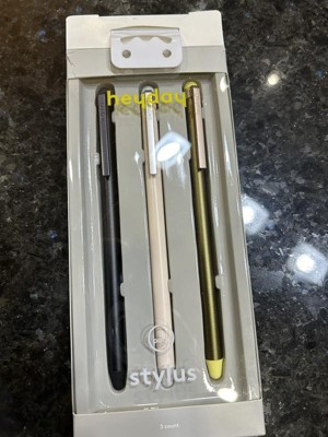 Stylus Pen 3pk - Heyday™ Black/olive/stone White : Target