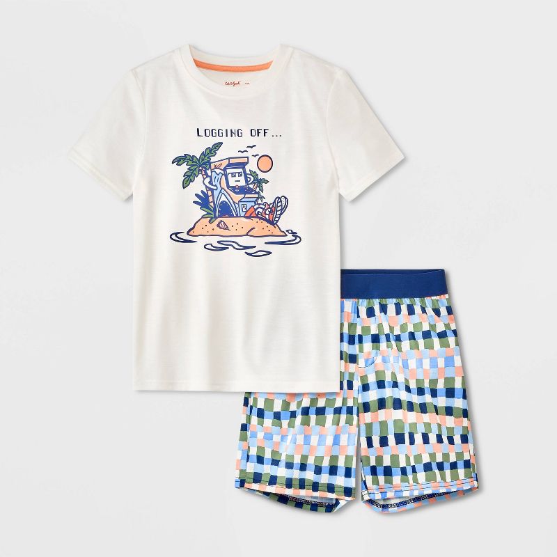 Boys' 2pc Shorts Pajama Set - Cat & Jack™, 1 of 6