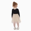 PATPAT Family Matching Outfits off-shoulder Skirt and hoodie Mommy and Me Dresses Yellow Couple Sets Long Sleeve - 3 of 4