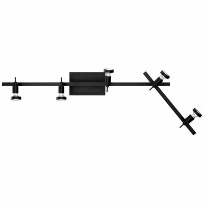 Viper Black Metal 5-Light Adjustable Track Lighting