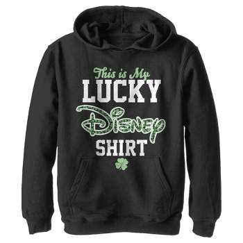 Boy's Disney This is my Lucky Shirt Pull Over Hoodie