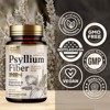 High Absorption Psyllium Husk Fiber Caps 1500 mg, Natural Soluble Fiber Capsules - 120 Capsules;180 Capsules - 4 of 4