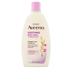 Aveeno Soothing Body Wash Pre-Biotic Oat + Camellia - 18 fl oz