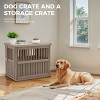 Dolonm Furniture-Style Durable Dog house Furniture with Lockable Door,for Small Medium Large Dogs - 4 of 4