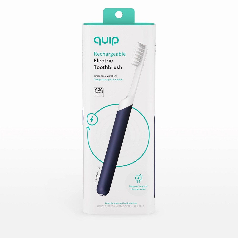 Photos - Electric Toothbrush quip Rechargeable Sonic  - Plastic | Timer + Travel Cas