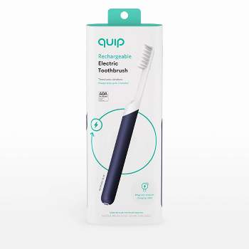 quip Rechargeable Sonic Electric Toothbrush - Plastic | Timer + Travel Case/Mount