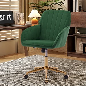 Lycvki Ergonomic Swivel Adjustable Office Chair with Backrest - 1 of 4