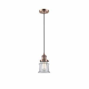 Canton - 1 Light Cord Hung Mini Pendant In Industrial Style-10 Inches Tall and 5.25 Inches Wide - 1 of 1