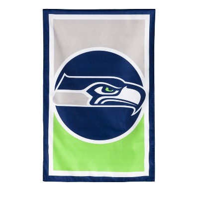 Flag, DS New Burlap, Reg, Seattle Seahawks