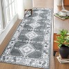 Washable Farmhouse Area Rug,Low-Pile Non-Slip Indoor Carpet for Bedroom, Nursery, Playroom, Dining Room & Kitchen - 2 of 4