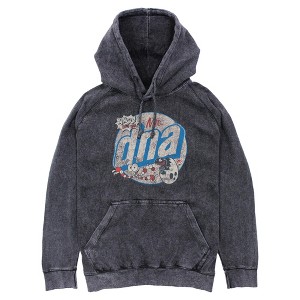 Mens Jurassic World Mr. DNA Cartoon Lightweight Hoodie - 1 of 2