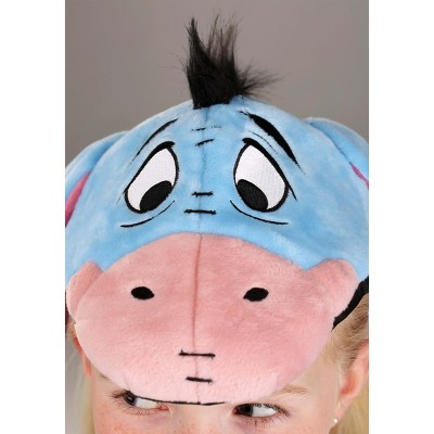 Eeyore Plush Blue and Pink Headband & Tail Costume Kit