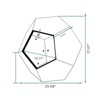 FURNIinspire Shaped Modern Pet Furniture Cat Carrier Side Table MDF Multi-Purpose Furniture - 2 of 4