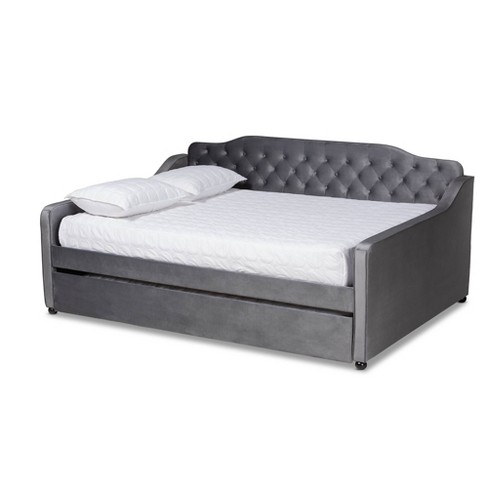 Full size deals velvet daybed