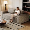 NicBex Modern 2/3-Seat Loveseat Sofa Couch for Living Room,Bedroom,Comfy Upholstered Lounge Futon Couch with Deep Cushions - 4 of 4