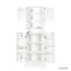 NicBex Storage Cabinet 63" W Freestanding Large Kitchen Wooden Cupboard with 4 Door, 4 Drawers and Microwave Shelf - 3 of 4