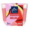 Glade 3 Wick Candle - Wonder Melon - 6.8oz - 2 of 4