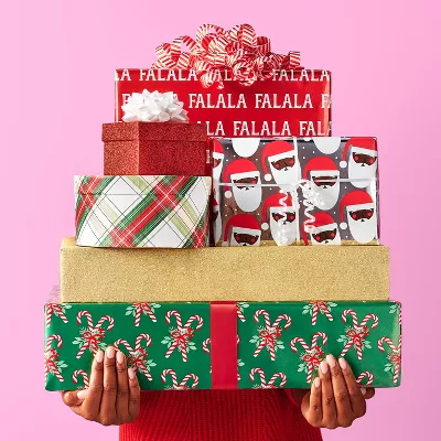 75 Sq Ft Gift Wrap Trio Red - Sugar Paper™ + Target : Target