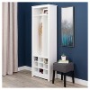 Freemont Entryway Organizer With Shoe Storage - White - Prepac: Hall ...