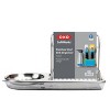 LunaLulinlk (3 pack) Stainless Steel Sink Organizer with Brush Holder - 3 of 4