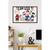 Trends International Team USA x Peanuts – Olympic Hockey Team Framed Wall Poster Prints - 2 of 4
