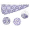 Unique Bargains Women Soft Checkered Flowers Hair Towel 1 Pc - 3 of 3