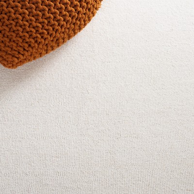 Ivory Hand-Tufted Wool 4' x 6' Rectangular Area Rug