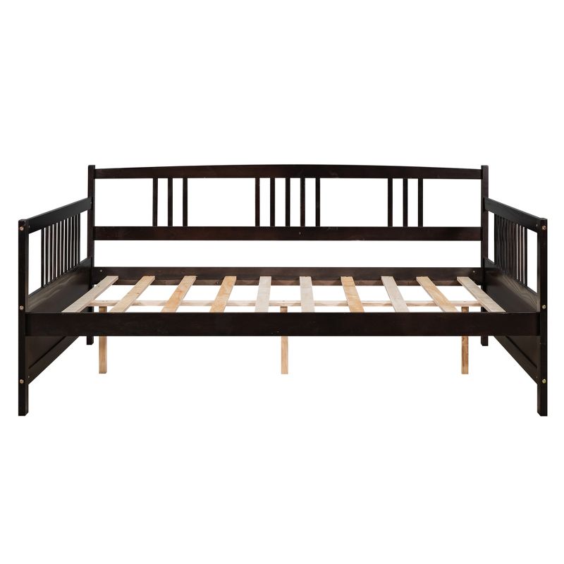 Full Size Wood Daybed with Support Leg-ModernLuxe, 5 of 9