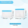 Unique Bargains Reusable Leakproof Zip PEVA Freezer Food Storage Bags 4 Pcs - 2 of 4