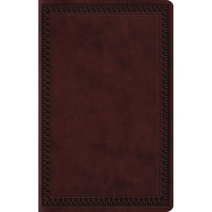 ESV Premium Gift Bible (Trutone, Mahogany, Border Design) - by  Esv Bibles (Leather Bound) - 1 of 1