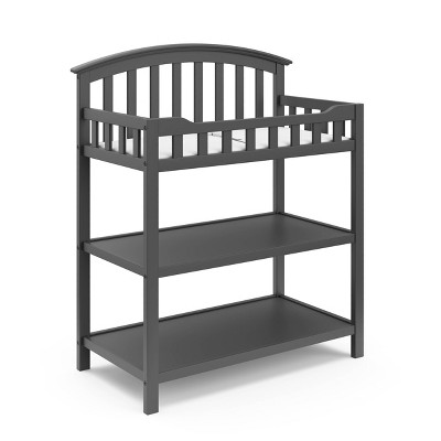 gray changing table