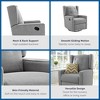 Baby Relax Mikayla 4-in-1 Nursery Swivel Glider Rocker Recliner - 2 of 4